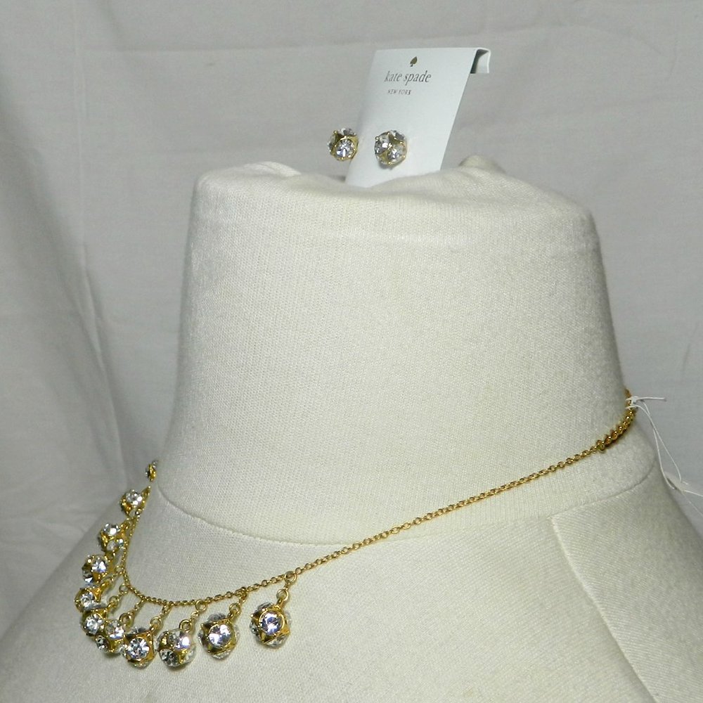 Kate Spade Lady Marmalade Necklace & Earrings NWT - Picture 2 of 6